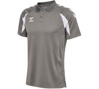 hummel hmlCORE 2.0 Poloshirt 1299 - steel gray/white L