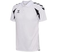 hummel hmlCORE 2.0 Poloshirt 9124 - white/black 4XL