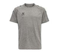 hummel, hmlCORE XK CORE Poly Tee S-S Kids, Grey Melange, 116