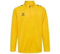hummel hmlCORE XK Half Zip Poly Sweat Kids, Sports Yellow, 140