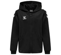 hummel hmlCORE XK Poly Zip Hood Sweat Kids, Black/Black, 140
