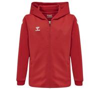 hummel, hmlCORE XK Poly Zip Hood Sweat Kids, True RED, 128