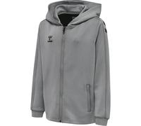 hummel Hmlcore Xk Poly Zip Hood Sweat Kids Hoody grau 128