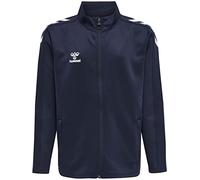 hummel Sport-Trainingsjacke hmlCORE XK Poly Zip Sweat (Polyester-Sweatstoff, Front-Reißverschluss) marineblau Kinder, Größe 140