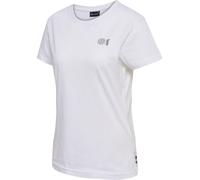 HUMMEL hmlCOURT COTTON T-SHIRT S/S WOMAN white XS