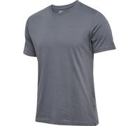 HUMMEL hmlELEMENTAL CHEVRON COTTON TEE quiet shade 2XL