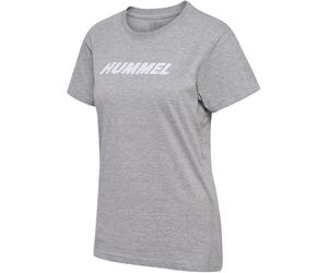 hummel hmlELEMENTAL Logo Baumwoll T-Shirt Damen 2006 - grey melange S