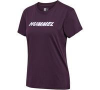 hummel hmlELEMENTAL Logo Baumwoll T-Shirt Damen 4073 - plum perfect XS