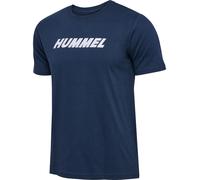 HUMMEL hmlELEMENTAL LOGO COTTON TEE - DRESS BLUES - M