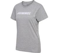 HUMMEL hmlELEMENTAL LOGO COTTON TEE WOMAN grey melange L
