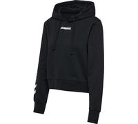 HUMMEL hmlELEMENTAL SHORT HOODIE WOMAN - BLACK - S