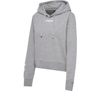HUMMEL hmlELEMENTAL SHORT HOODIE WOMAN grey melange M