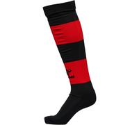 hummel hmlESSENTIAL Striped Fußballsocken 2030 - black/true red 43-46