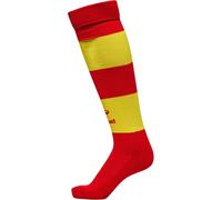 hummel hmlESSENTIAL Striped Fußballsocken 3719 - true red/blazing yellow 31-34