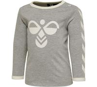 hummel hmlFLIPPER Baby-Langarmshirt grey melange 68