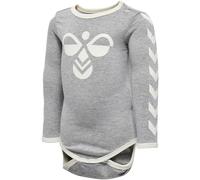 hummel hmlFLIPPER langarm Baby-Body grey melange 98