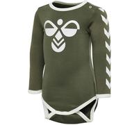 hummel hmlFLIPPER langarm Baby-Body olive night 98