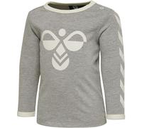 hummel hmlFLIPPER langarm Baby-Shirt grey melange 62