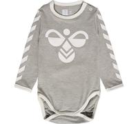 hummel Hmlflipper Ls Bodystocking - Kinder - grey melange - 80