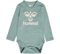 hummel hmlFLIPS langarm Baby-Strampler Kinder 7405 - blue surf 74