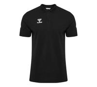 hummel Sport/Freizeit-Polo hmlGO Chevron (100% Baumwolle) schwarz Herren, Größe S