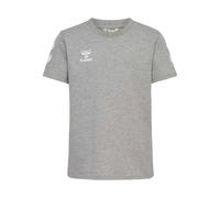 hummel, hmlGO 2.0 Chevron T-Shirt S/S Kids, GRAU MELIERT, 128