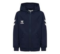 hummel hmlGO 2.0 Chevron Zip Hoodie Kinder 7026 - marine 128