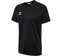 Hummel T-Shirt hmlGO 2.0 Herren Kurzarm – 100% Bio-Baumwolle, Rundhalsausschnitt – Schwarz S