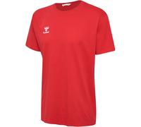 hummel GO 2.0 Cotton T-Shirt Herren, 100% Bio-Baumwolle Qualität, Bequeme Passform, Stretch-Jersey Stoff, Rundhalsausschnitt, Gym Sports & Freizeitbekleidung (1er Pack)