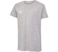 Hummel Kinder T-Shirt hmlGO 2.0 Kurzarm Baumwolle Grau Melange Größe 128