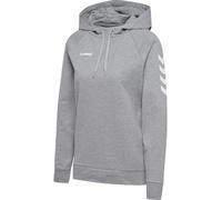 Hummel HmlGO Cotton Hoodie Woman, Grey Melange, XS