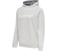 hummel GO Baumwoll Logo Hoodie Herren egret melange S