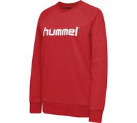 hummel GO Baumwoll Logo Sweatshirt Damen true red S