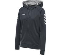 hummel Hmlgo Cotton Zip Hoodie - Damen - india ink - XS
