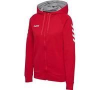 hummel, HMLGO Cotton Zip Hoodie Damen, True RED, XL