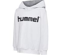 hummel, hmlGO Kids Cotton Logo Hoodie, White, 164