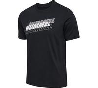 HUMMEL hmlGRAPHIC TRIPLE LOGO COTTON TEE black M
