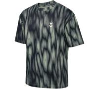 hummel hmlHIIT Print Loose Trainingsshirt 6092 - seagrass XL