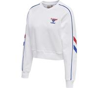 HUMMEL hmlIC DURBAN WOMAN CROP SWEATSHIRT white XS