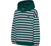 hummel hmlJR Conelly Boxy Contrast Hoodie Kinder 6447 - forest biome 104