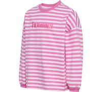 hummel hmlJR Geggo Stripe Sweatshirt Kinder 3445 - fuchsia pink 146/152