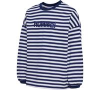 hummel hmlJR Geggo Stripe Sweatshirt Kinder 7556 - medieval blue 158/164