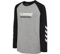 hummel hmlJR Logo Langarmshirt Kinder 2006 - grey melange 110/116