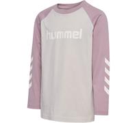 hummel hmlJR Logo Langarmshirt Kinder 3337 - sea fog 146/152