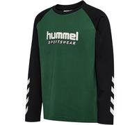 hummel hmlJR Logo Langarmshirt Kinder 6195 - dark green 104