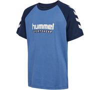 hummel hmlJR Logo T-Shirt Kinder 7379 - dutch blue 122/128
