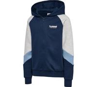 hummel Hmljr Loose Blocked Zip Hoodie - Kinder - dress blues - 110-116