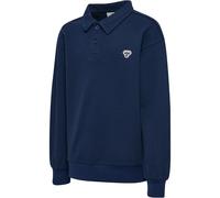 hummel hmlJR Loose Pique Polo Sweatshirt Kinder 7459 - dress blues 134/140