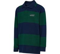 hummel Hmljr Loose Striped Polo L/S - Kinder - dress blues - 122-128