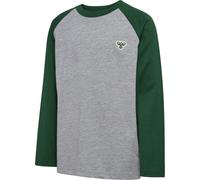 hummel Hmljr Raglan Loose T-Shirt L/S Bee - Kinder - dark green - 122-128